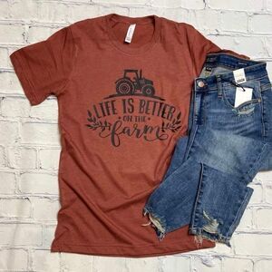Life Is Better On The Farm T-shirt‎